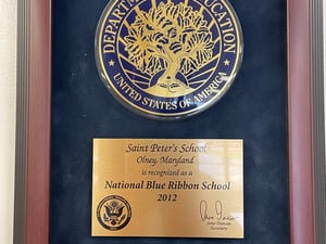 Blue Ribbon Plaque-2012